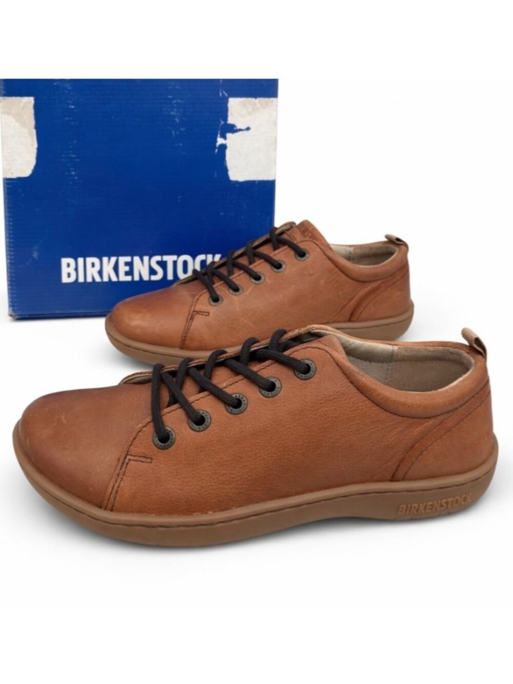 Birkenstock Leather Oxford Comfort Walking Shoes Sneaker Womens EU 36 Lace up